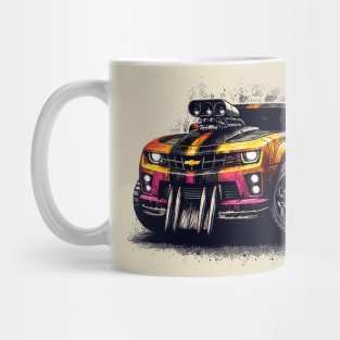 Cartoon chevy camaro Mug